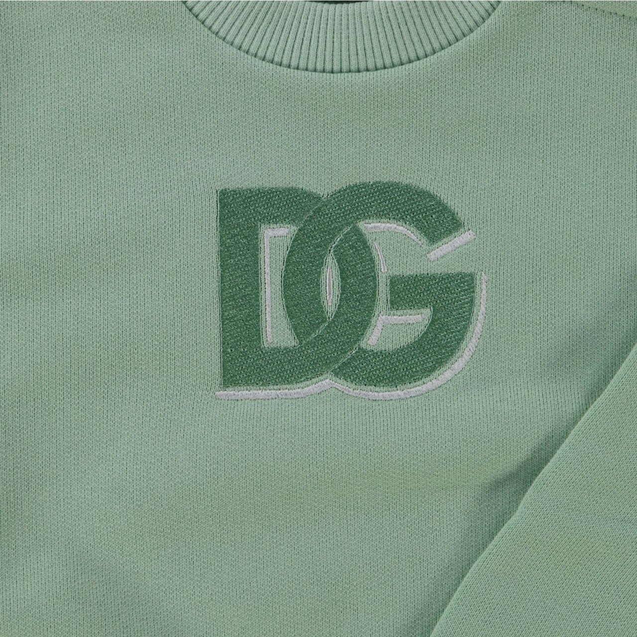 Dolce & Gabbana Dolce & Gabbana Baby Jongens Trui In Mint Groen