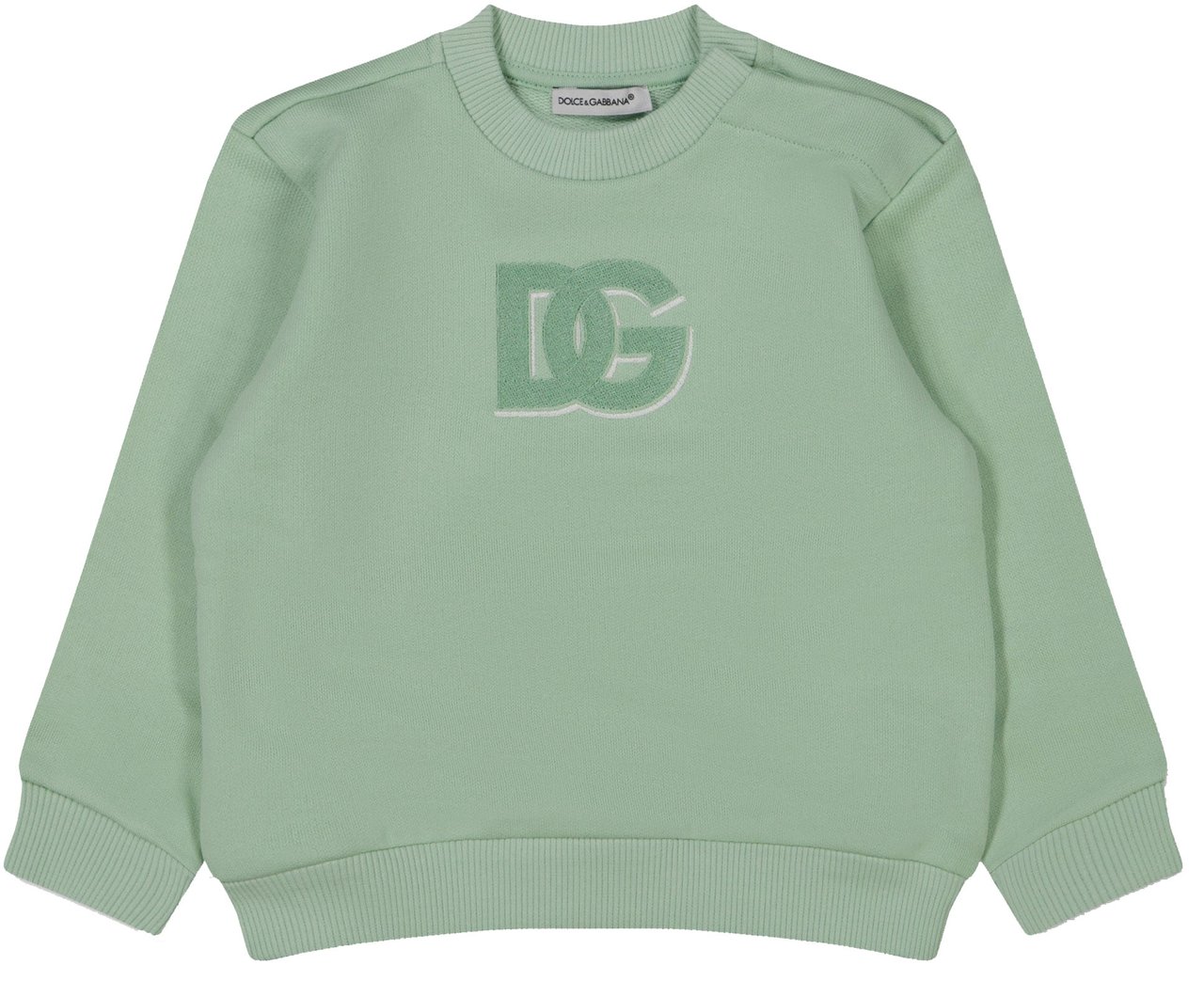 Dolce & Gabbana Dolce & Gabbana Baby Jongens Trui In Mint Groen