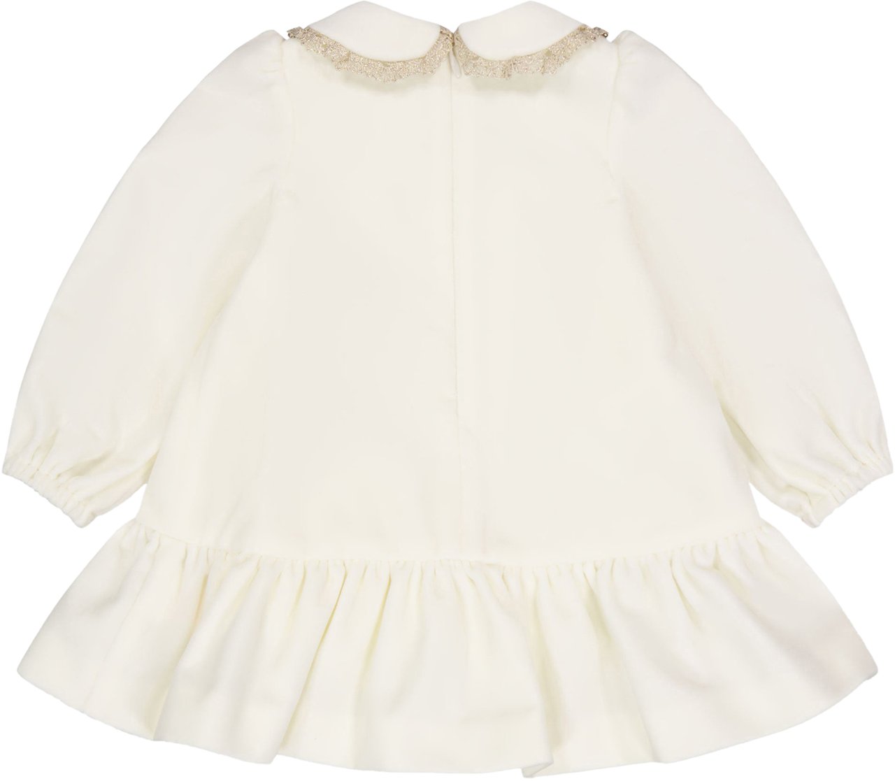 Dolce & Gabbana Dolce & Gabbana Baby Meisjes Jurk In Off White Wit