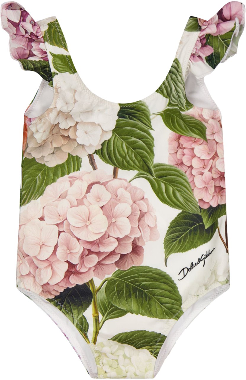 Dolce & Gabbana Dolce & Gabbana Baby Meisjes Zwemkleding In Licht Roze Roze