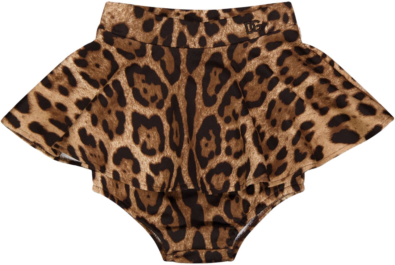 Dolce & Gabbana Dolce & Gabbana Baby Meisjes Rokje In Panter Dierenprint