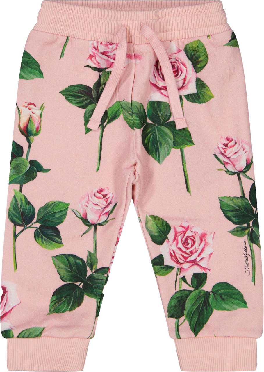Dolce & Gabbana Dolce & Gabbana Baby Meisjes Broek In Licht Roze Roze