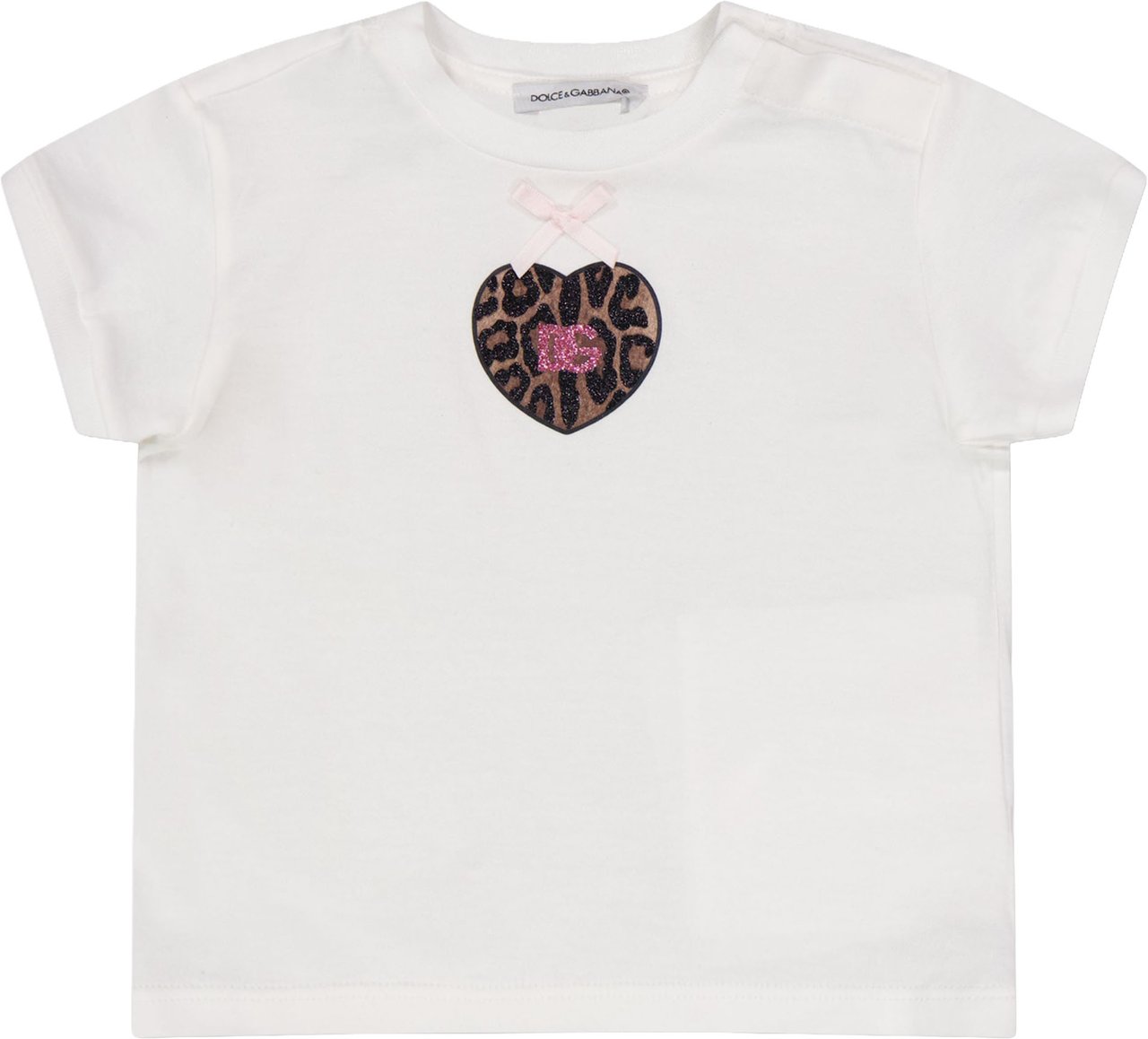 Dolce & Gabbana Baby Meisjes T-Shirt In Wit Wit