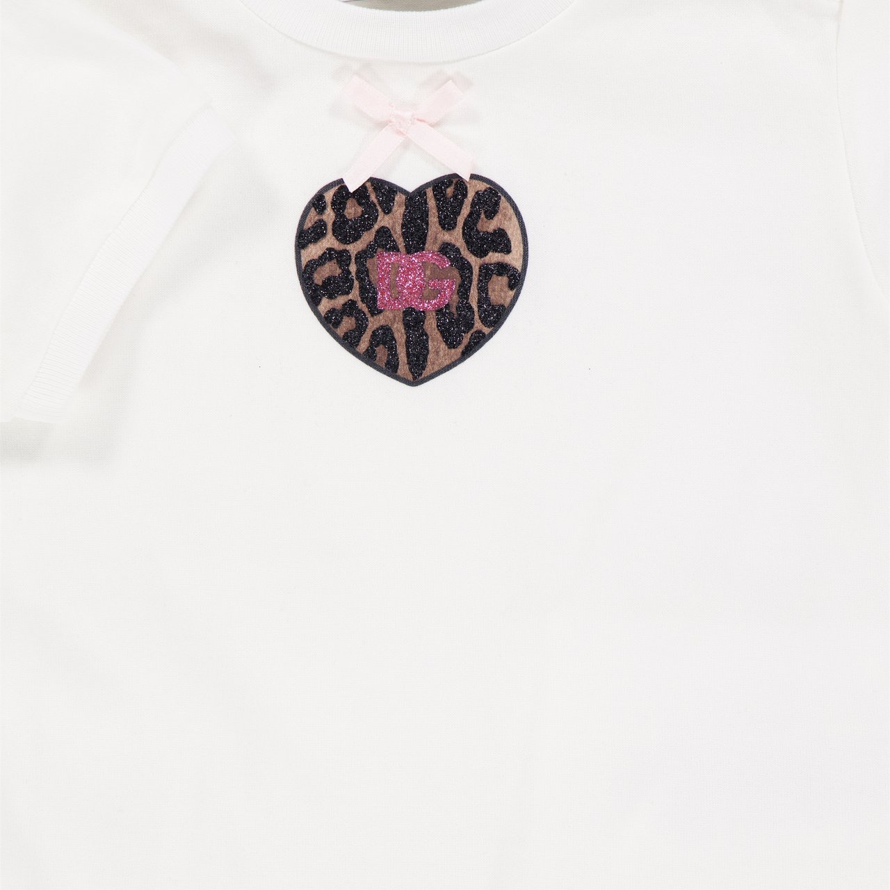 Dolce & Gabbana Baby Meisjes T-Shirt In Wit Wit