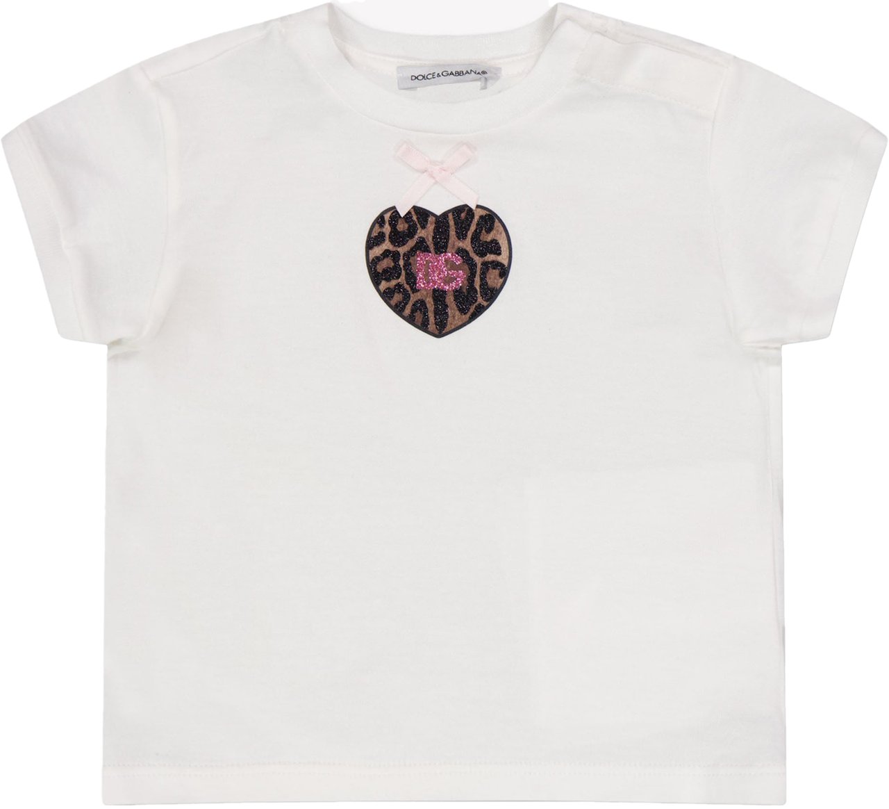 Dolce & Gabbana Dolce & Gabbana Baby Meisjes T-Shirt In Wit Wit