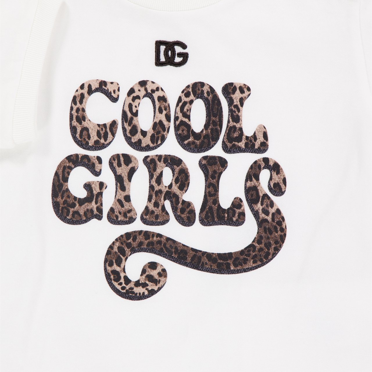 Dolce & Gabbana Baby Meisjes T-Shirt In Wit Wit