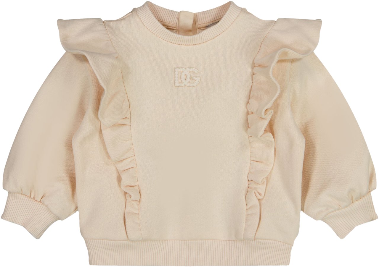 Dolce & Gabbana Dolce & Gabbana Baby Meisjes Trui In Licht Roze Roze