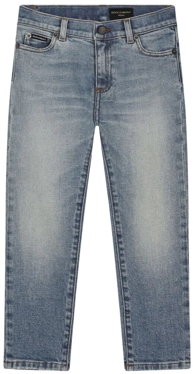 Dolce & Gabbana pantalone blue Blauw