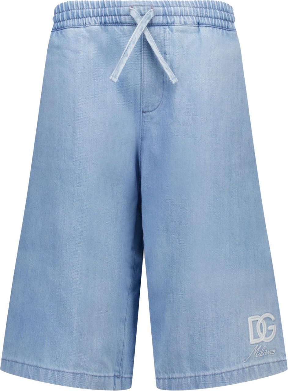 Dolce & Gabbana Dolce & Gabbana Kinder Jongens Shorts In Licht Blauw Blauw