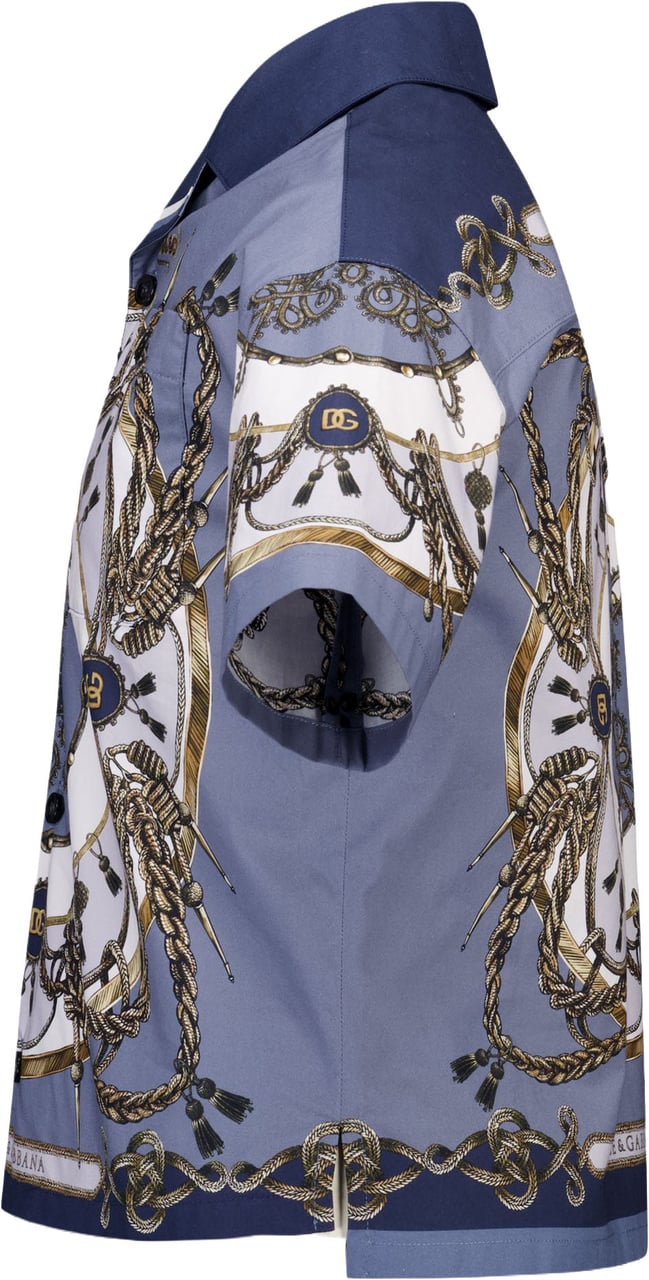 Dolce & Gabbana Kinder Jongens Blouse In Blauw Blauw