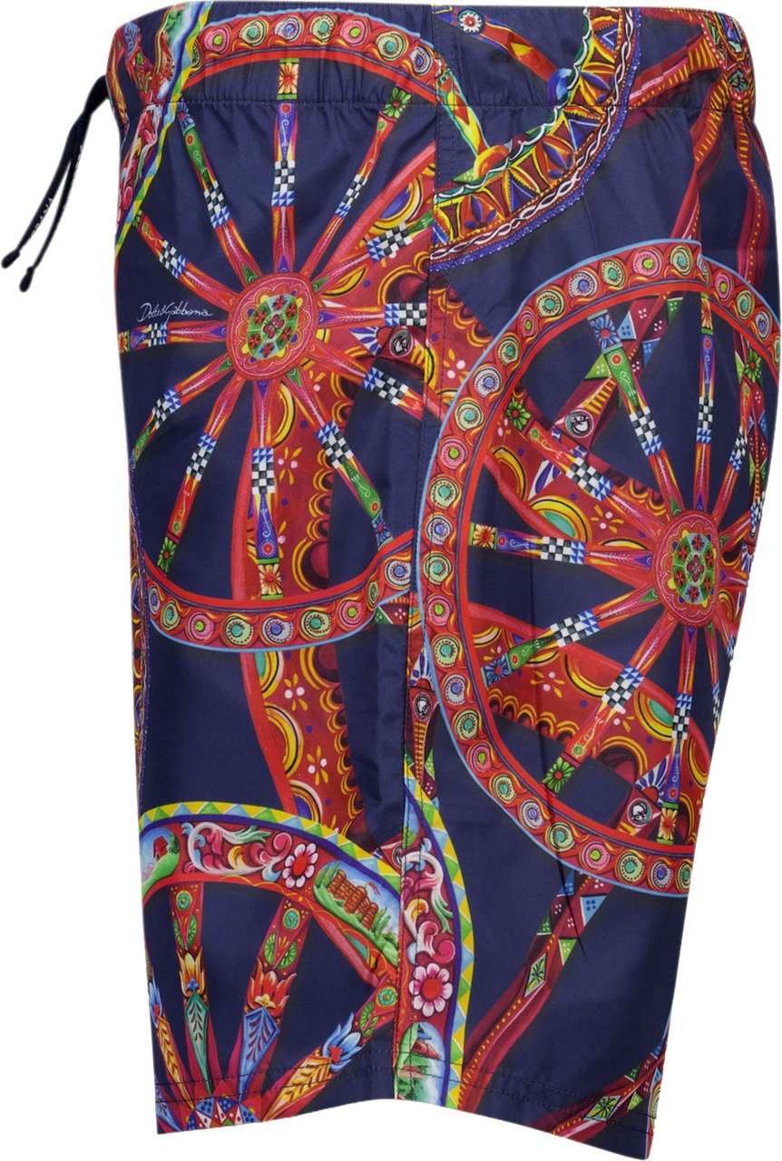 Dolce & Gabbana Kinder Jongens Zwemkleding In Navy Blauw
