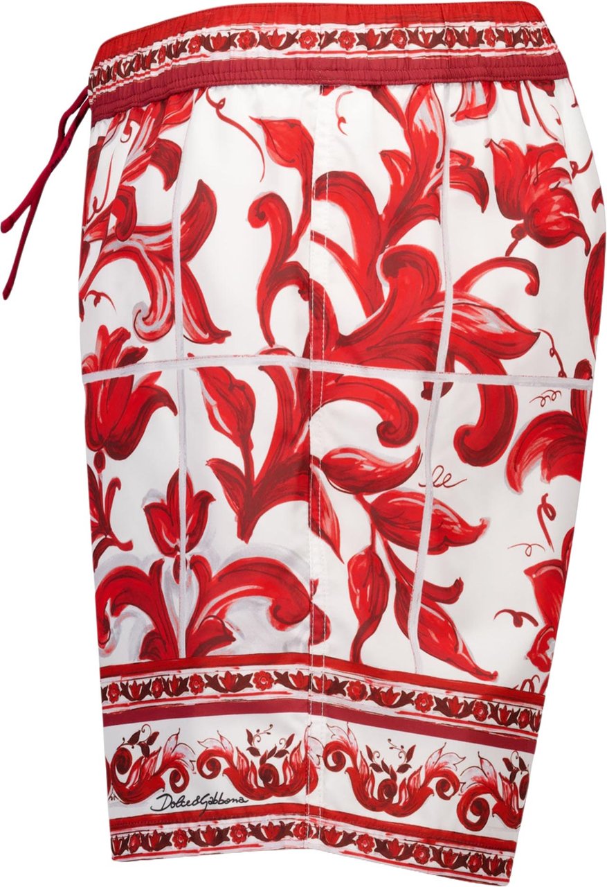 Dolce & Gabbana Kinder Jongens Zwemkleding In Rood Rood