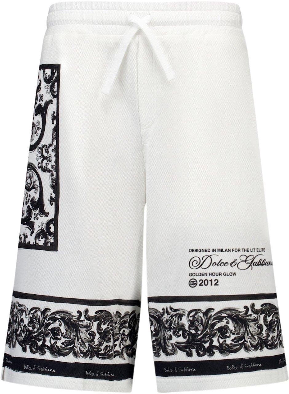 Dolce & Gabbana Dolce & Gabbana Kinder Jongens Shorts In Wit Wit