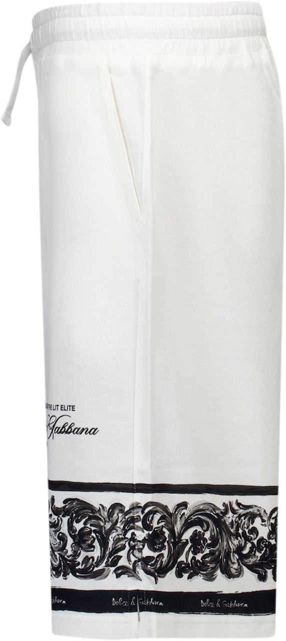 Dolce & Gabbana Dolce & Gabbana Kinder Jongens Shorts In Wit Wit
