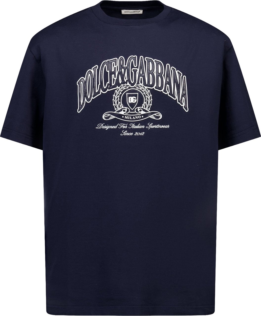 Dolce & Gabbana Kinder Jongens T-Shirt In Navy Blauw