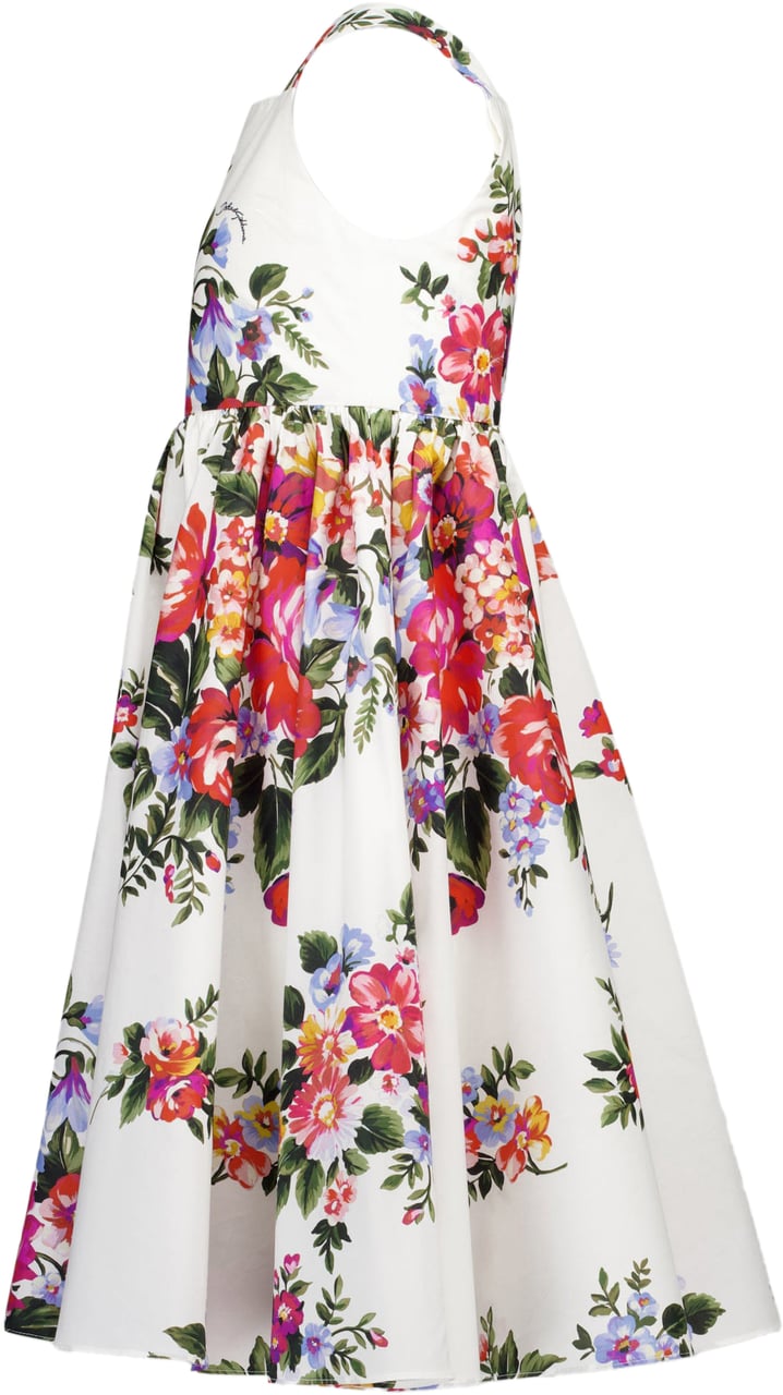 Dolce & Gabbana Dolce & Gabbana Kinder Meisjes Jurk In Wit Wit