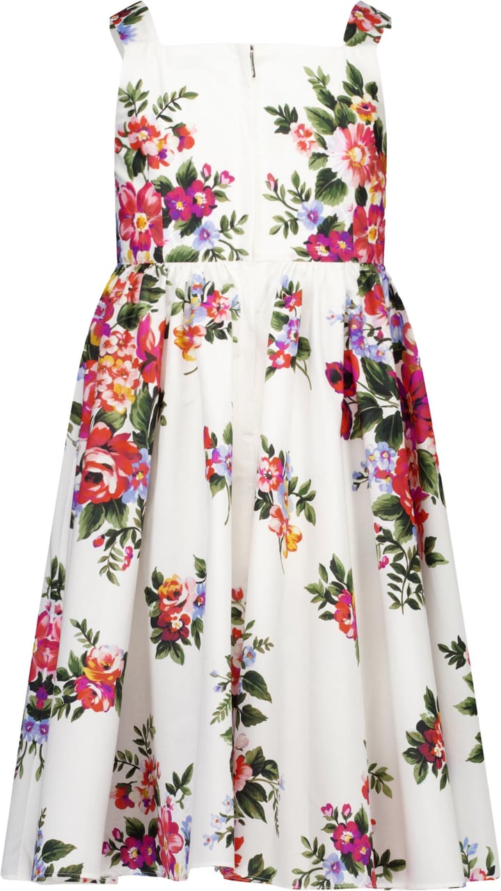 Dolce & Gabbana Kinder Meisjes Jurk In Wit Wit