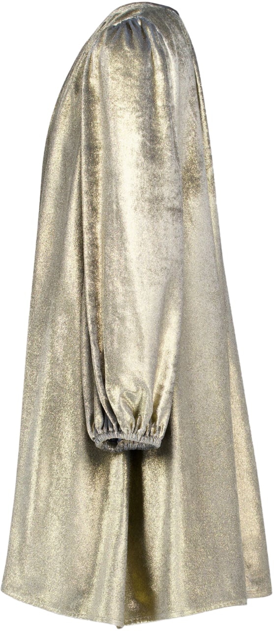 Dolce & Gabbana Dolce & Gabbana Kinder Meisjes Jurk In Goud Metallic