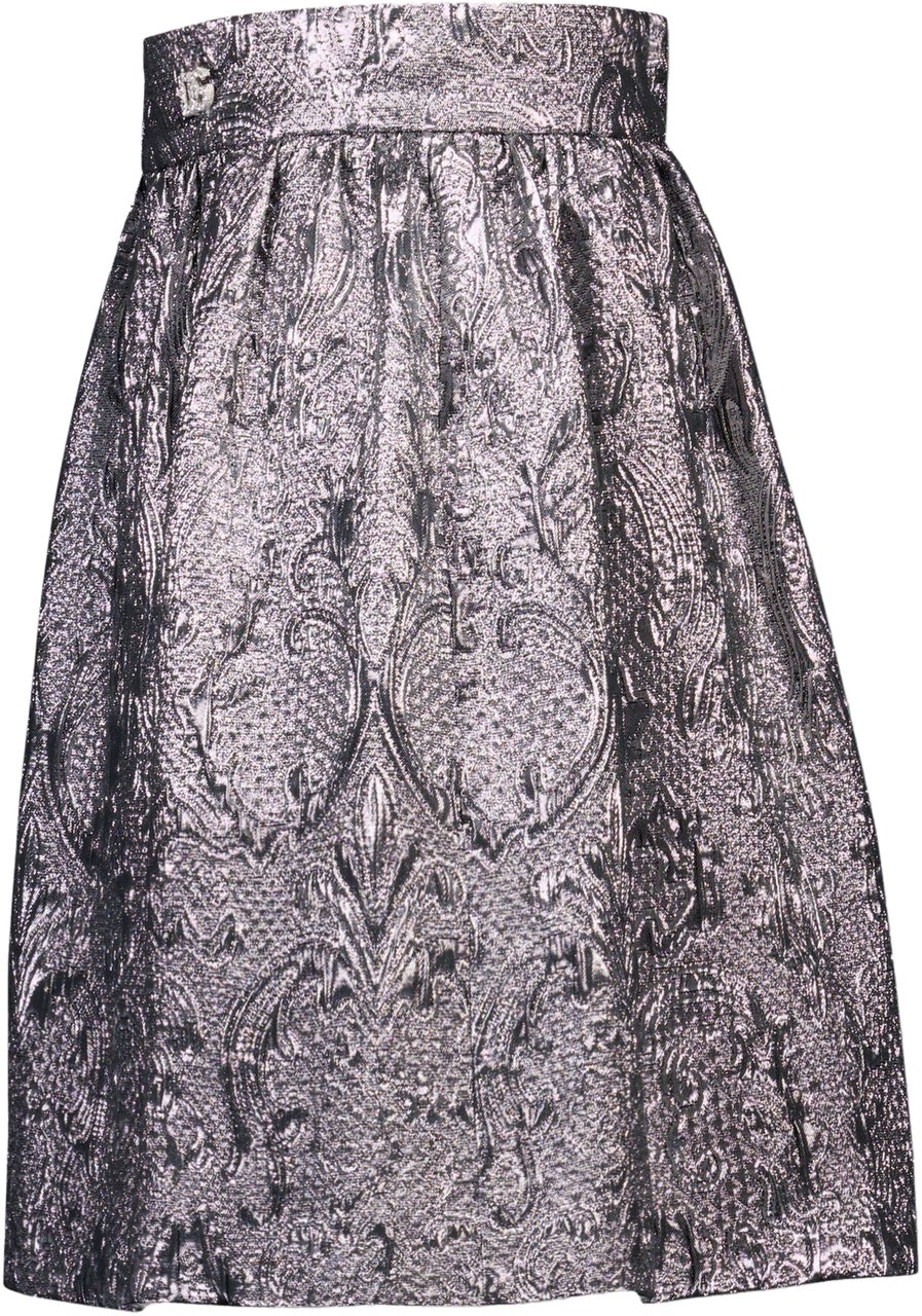Dolce & Gabbana Dolce & Gabbana Kinder Meisjes Rokje In Zilver Metallic