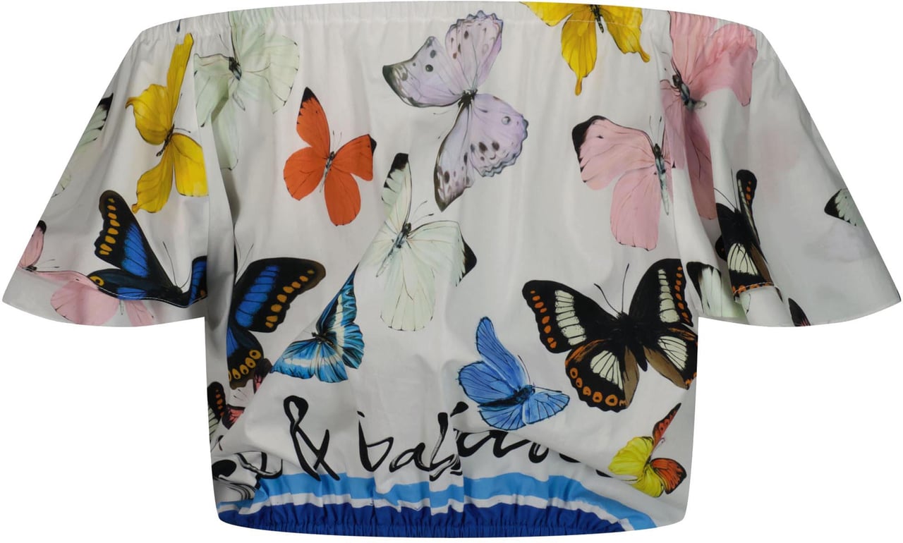 Dolce & Gabbana Dolce & Gabbana Kinder Meisjes T-Shirt In Wit Wit