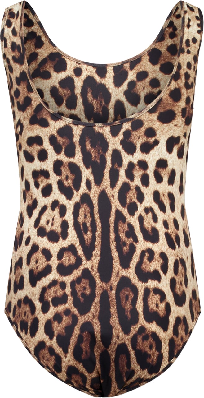 Dolce & Gabbana Dolce & Gabbana Kinder Meisjes Zwemkleding In Panter Dierenprint