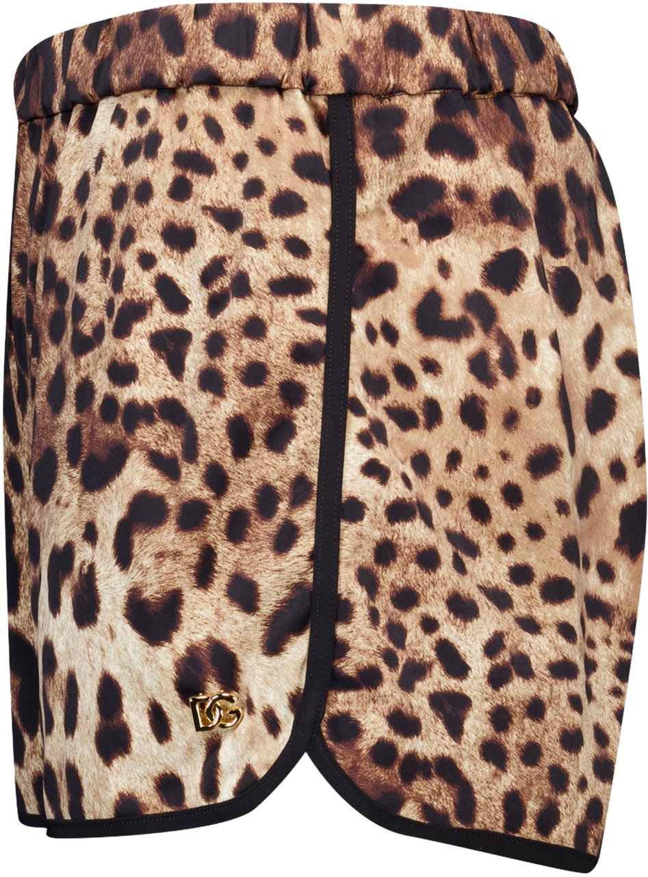 Dolce & Gabbana Dolce & Gabbana Kinder Meisjes Shorts In Panter Dierenprint