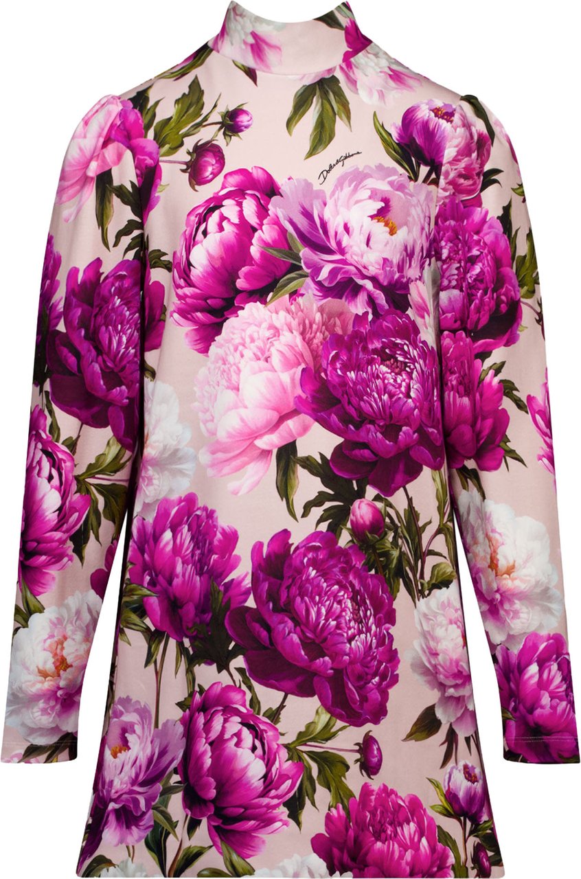 Dolce & Gabbana Kinder Meisjes Jurk In Roze Roze