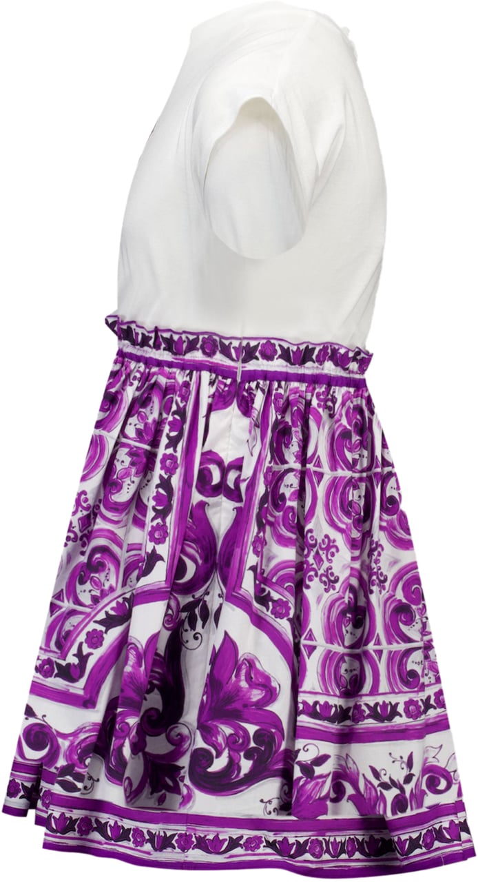 Dolce & Gabbana Dolce & Gabbana Kinder Meisjes Jurk In Wit Wit