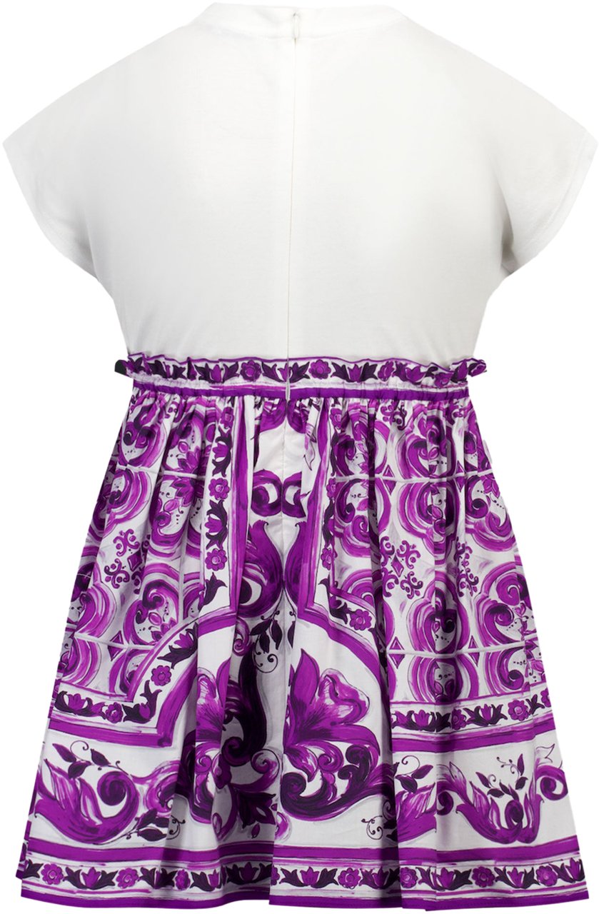 Dolce & Gabbana Dolce & Gabbana Kinder Meisjes Jurk In Wit Wit