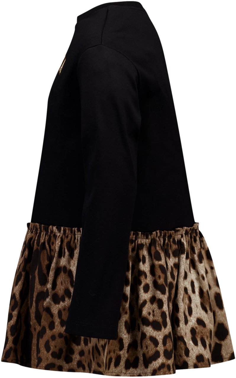 Dolce & Gabbana Dolce & Gabbana Kinder Meisjes Jurk In Zwart Zwart