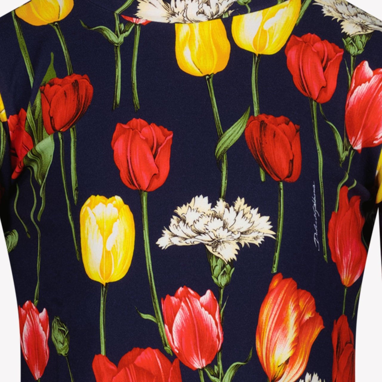 Dolce & Gabbana Dolce & Gabbana Kinder Meisjes T-Shirt Blauw