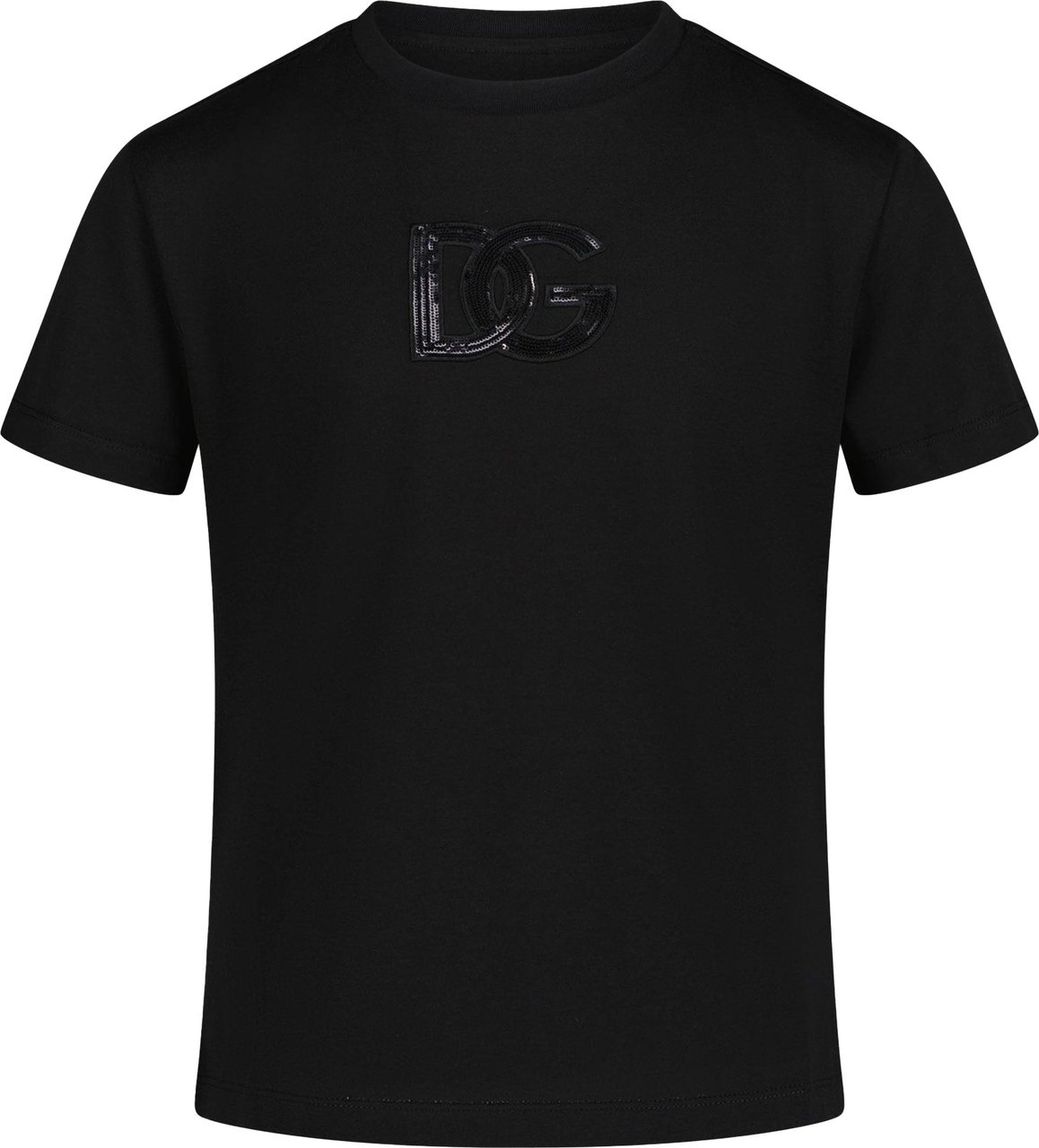 Dolce & Gabbana Dolce & Gabbana Kinder Meisjes T-Shirt Zwart
