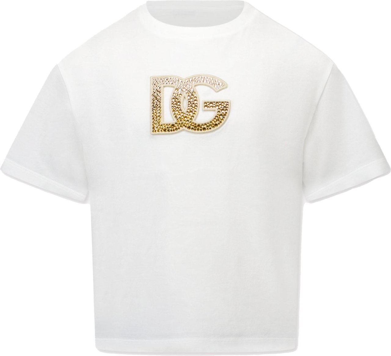 Dolce & Gabbana Dolce & Gabbana Kinder Meisjes T-Shirt In Wit Wit