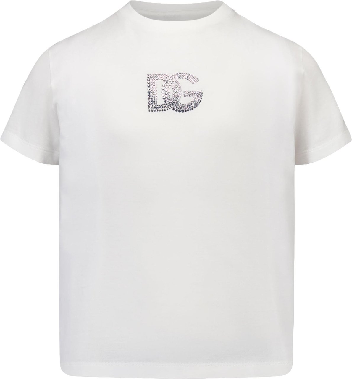 Dolce & Gabbana Kinder Meisjes T-Shirt In Wit Wit