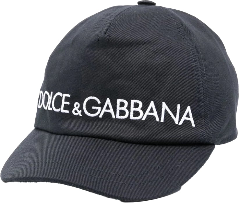 Dolce & Gabbana cappello con visiera black Zwart