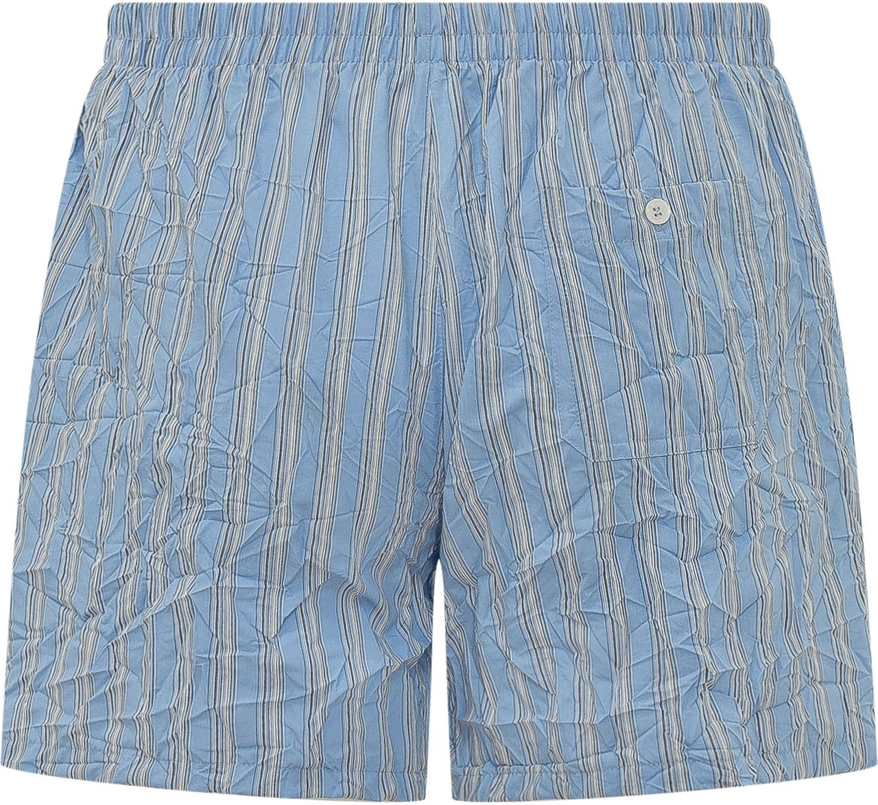 Dolce & Gabbana Bermuda a Righe con Elastico Lichtblauw