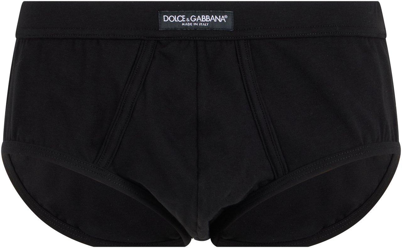 Dolce & Gabbana Simple boxers with logo Zwart