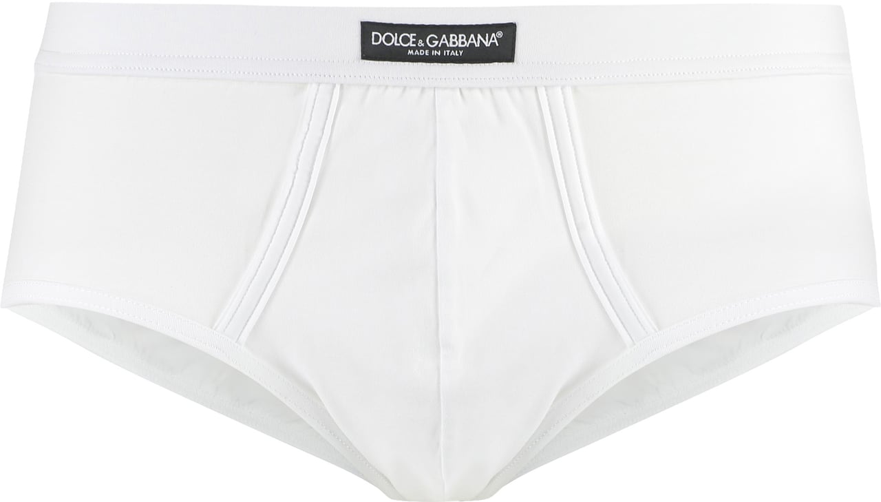 Dolce & Gabbana Plain color briefs Wit