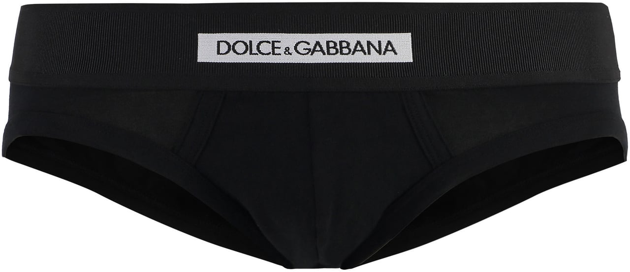 Dolce & Gabbana Plain color briefs Zwart