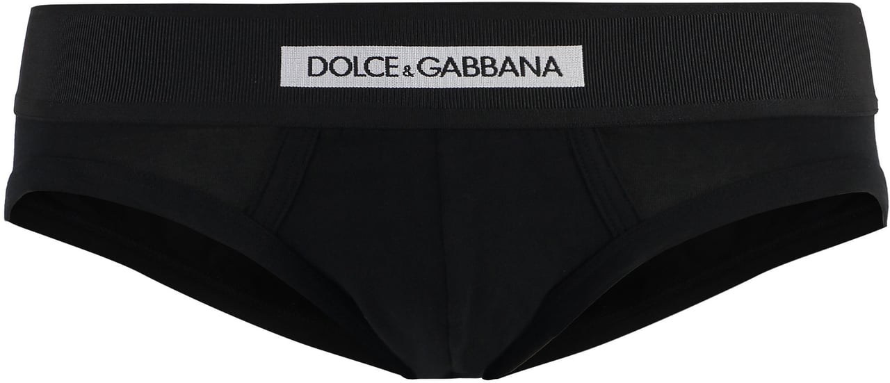 Dolce & Gabbana Plain color briefs Zwart