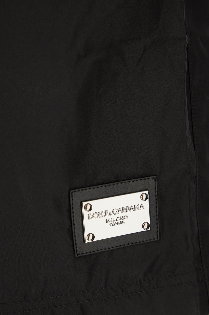 Dolce & Gabbana Dolce&gabbana Black polyester swimming shorts Zwart