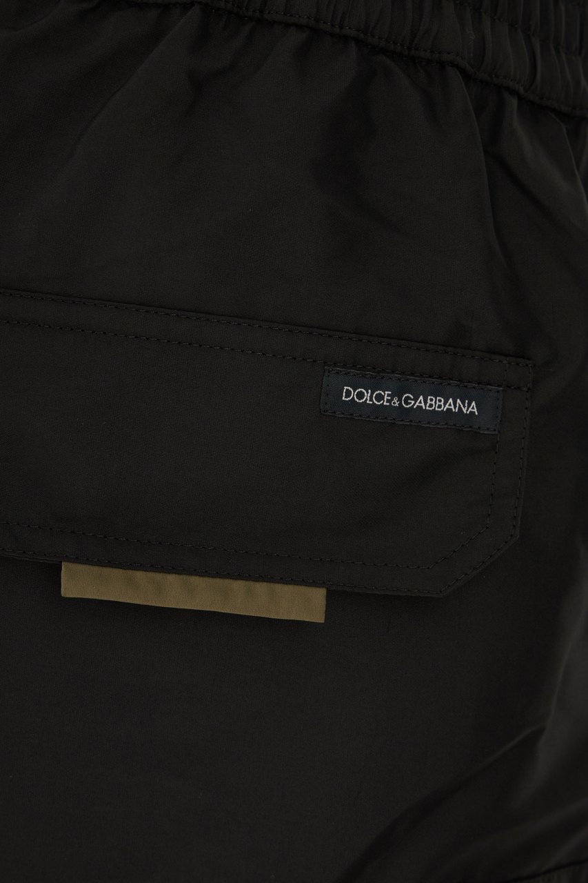 Dolce & Gabbana Dolce&gabbana Black polyester swimming shorts Zwart