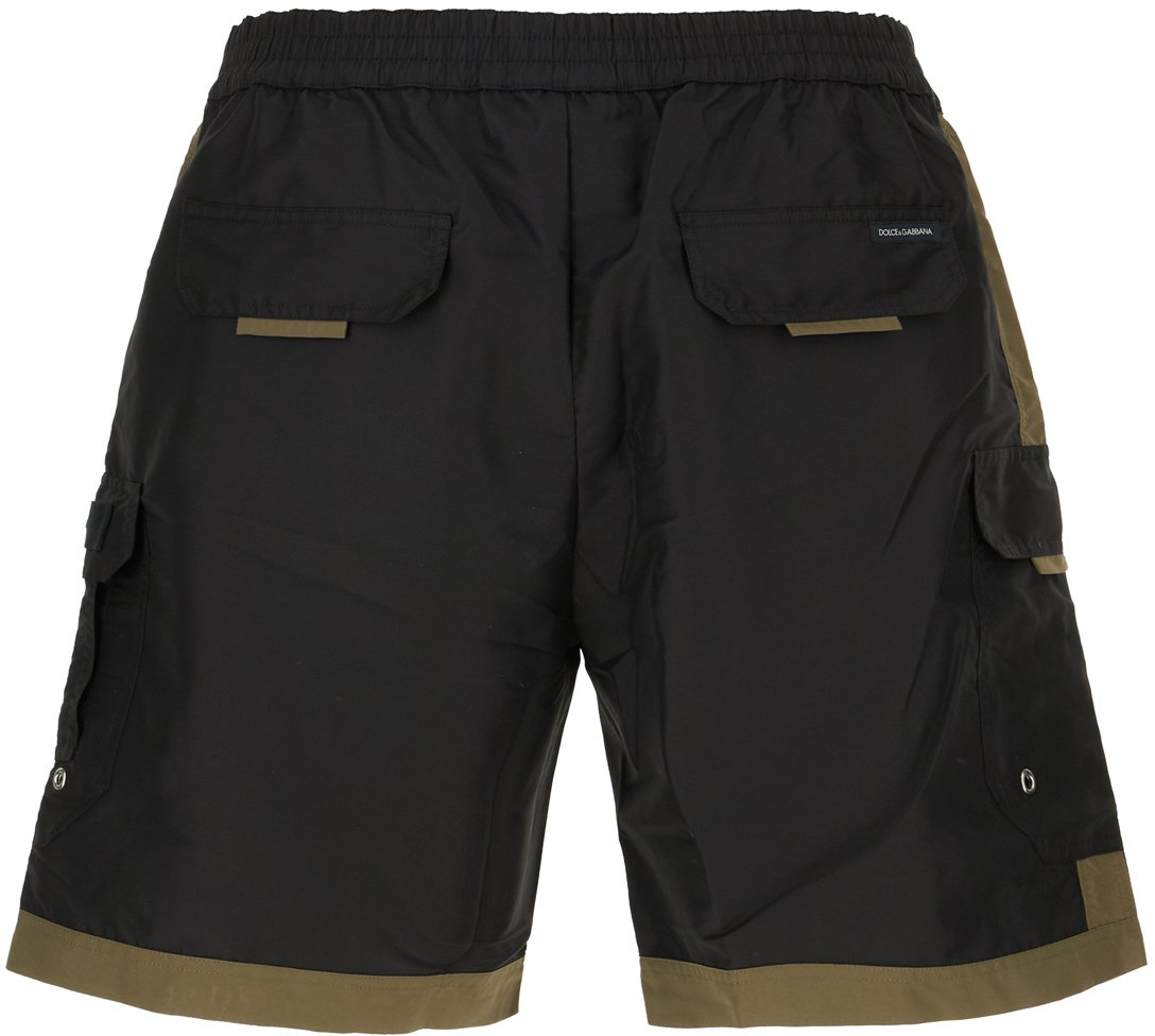 Dolce & Gabbana Dolce&gabbana Black polyester swimming shorts Zwart