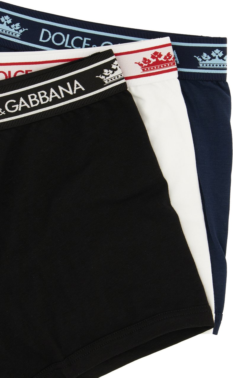 Dolce & Gabbana Dolce&gabbana Multicolor stretch cotton set boxer Divers
