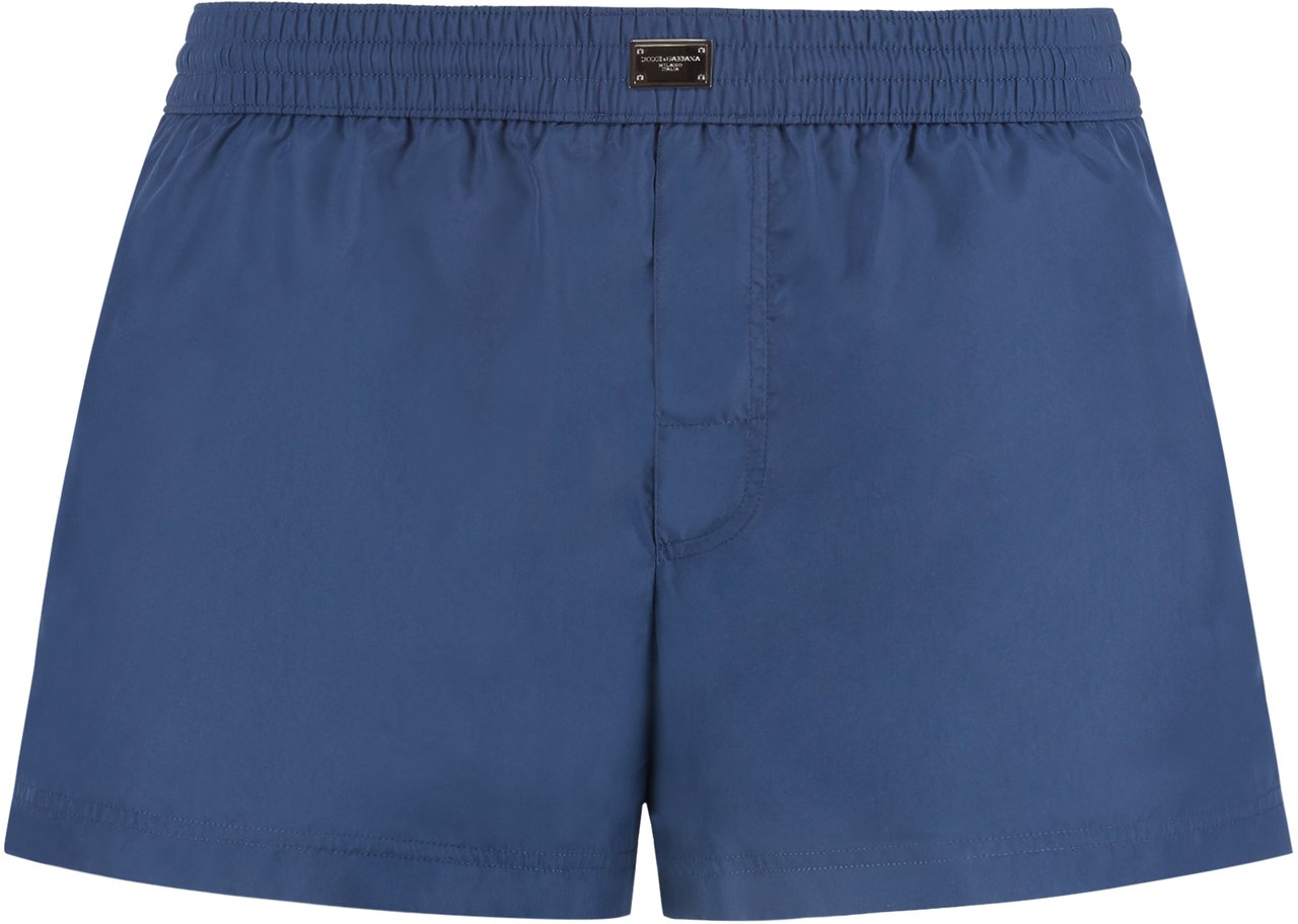 Dolce & Gabbana Nylon swim shorts Blauw