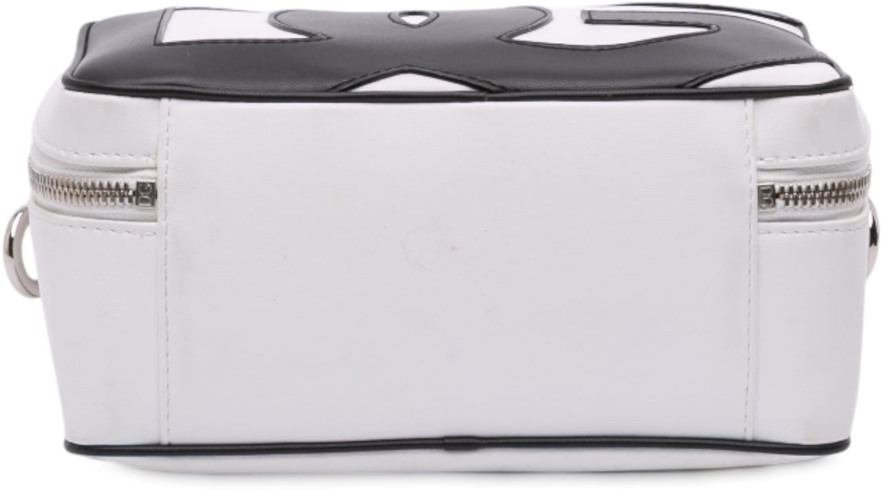 Dolce & Gabbana Leather DG Logo Satchel Wit