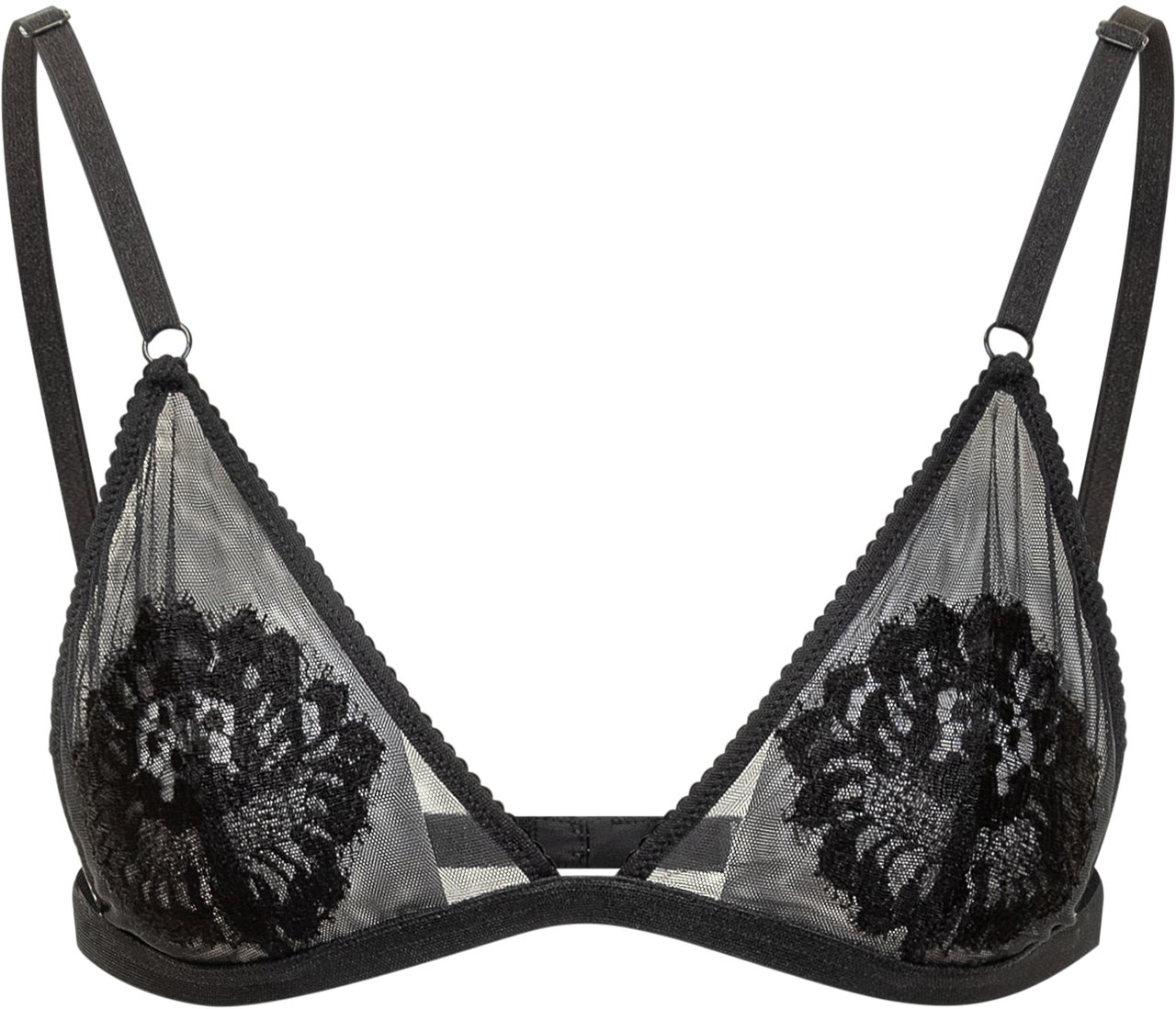 Dolce & Gabbana Reggiseno con Pizzo Zwart