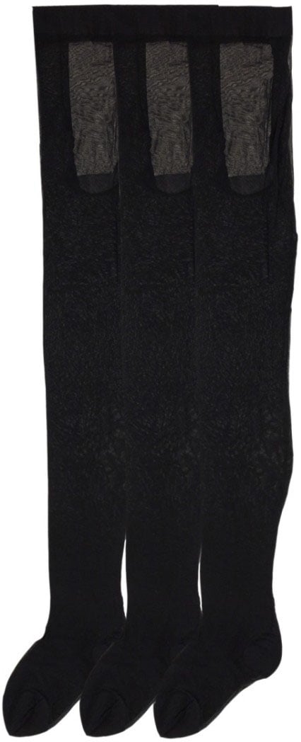 Dolce & Gabbana Tripack Tights Zwart