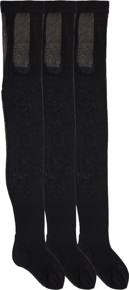 Dolce & Gabbana Tripack Tights Zwart