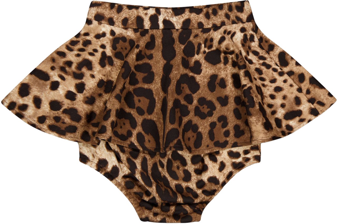 Dolce & Gabbana Baby Meisjes Rokje In Panter Dierenprint